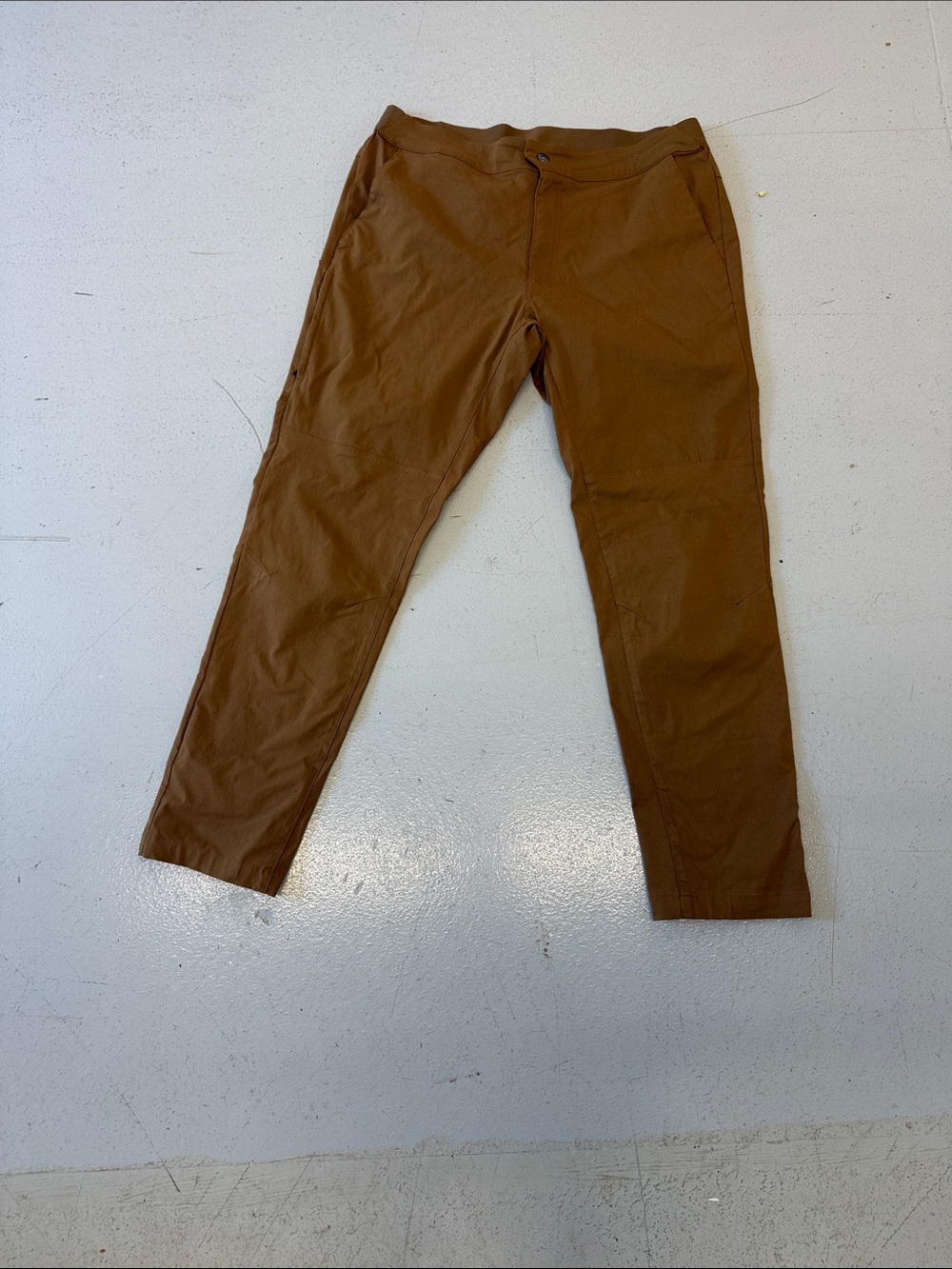 Alpine Swiss Men's Chinos in Brown Tan